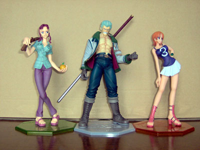 Des figurines de One Piece