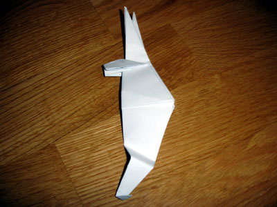 Origami lapin 09