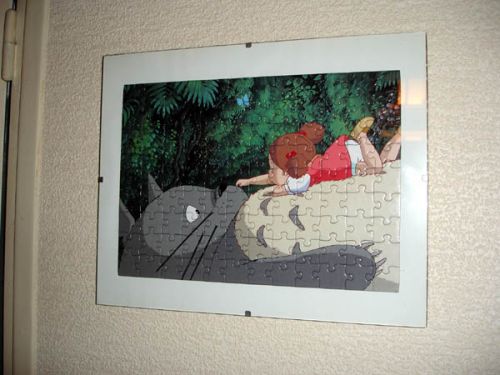 Puzzle de Mei avec Totoro
