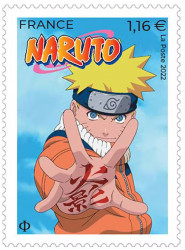 Sortie d'un timbre Naruto