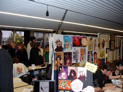 Les stands de fanzines