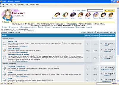 Un nouveau forum pour Animint