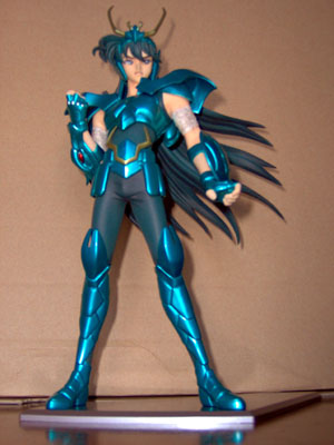 Des figurines de Saint Seiya