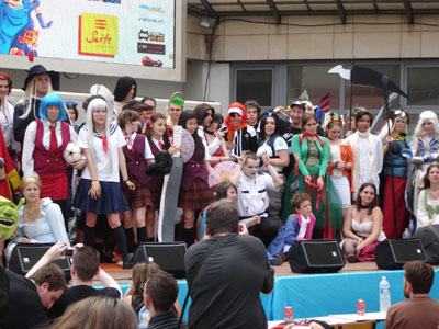 Final du cosplay groupe