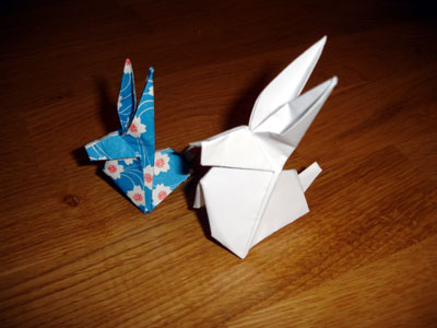 Origami lapin 10