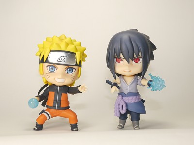 Les nendoroids Naruto et Sasuke