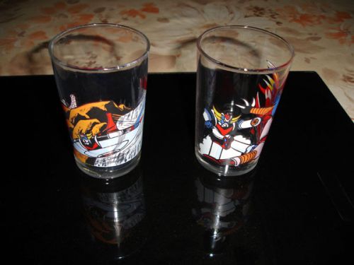 Deux verres Goldorak
