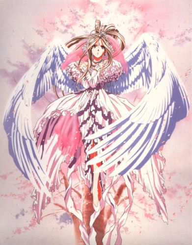 Belldandy avec des ailes
