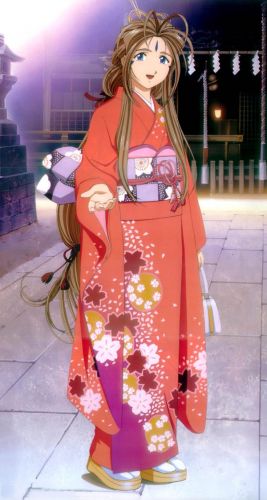Belldandy en kimono
