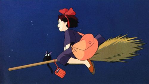 Kiki en vol
