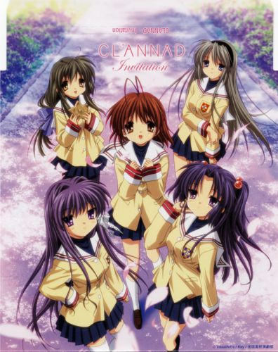 Dans l'allÃ©e
KyÃ´ Fujibayashi
Kotomi Ichinose
Nagisa Furukawa
Tomoyo Sakagami
Fuko Ibuki
Mots-clés: Kyou Kotomi Nagisa Tomoyo Fuko
