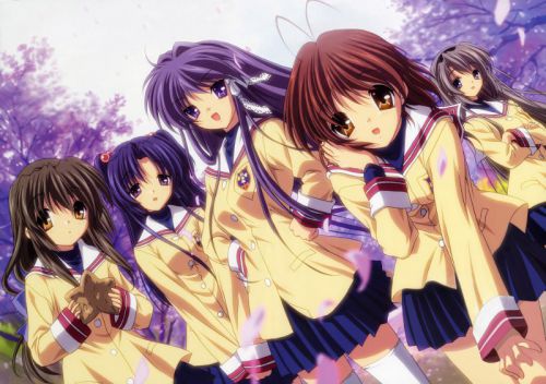 Collège féminin
Kyô Fujibayashi
Kotomi Ichinose
Nagisa Furukawa
Tomoyo Sakagami
Fuko Ibuki
Mots-clés: Kyou Kotomi Nagisa Tomoyo Fuko