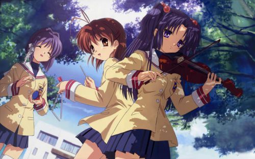 Kotomi au violon
Ryou Fujibayashi
Kotomi Ichinose
Nagisa Furukawa
Mots-clés: Kotomi Ryou Nagisa